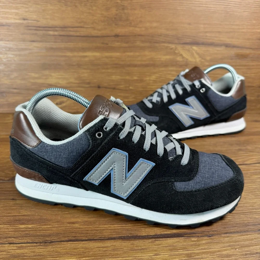 New Balance 574 Beach Cruisers Suede Sneakers Men’s Size 8.5 Shoes - Picture 12 of 12
